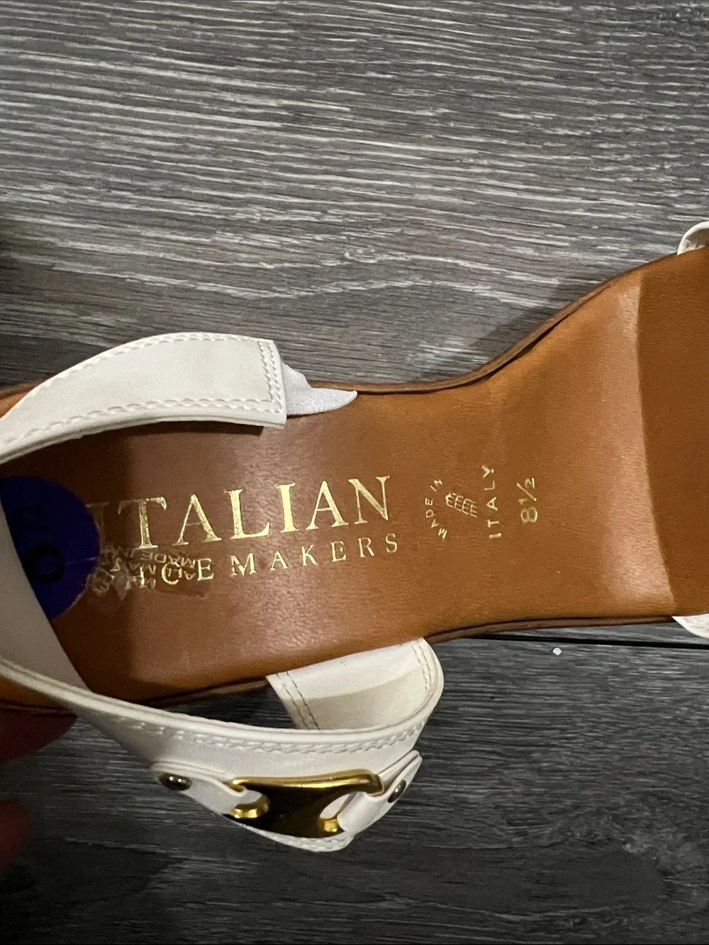 Italian Shoemakers white leather